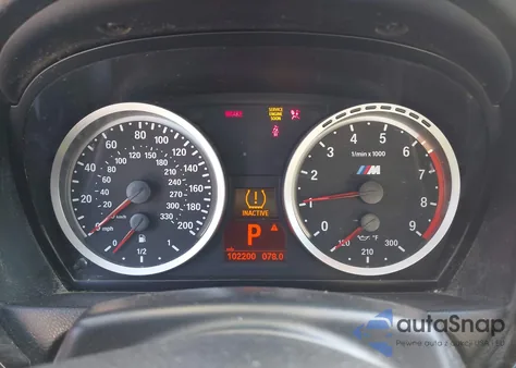 2008 BMW M3 from USA, damaged, VIN WBSWL93548P331057